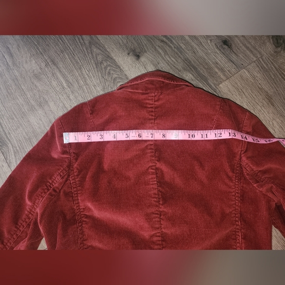 Women's Rust colored corduroy blazer - Picture 10 of 11